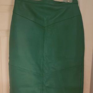 Vintage Leather Skirt